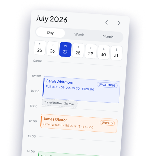 Gophur calendar view